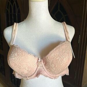 Le Mystere Sophia Lace Bra Whisper Pink Size 32G